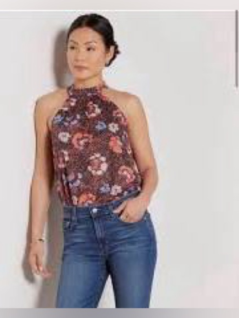 Cleobella Ryla Halter Top in the Calista Floral Size Small - C11-718